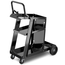 Servante d'atelier - HELLOSHOP26 - 70x38x87 cm - 3 niveaux - Métal robuste - Roues pivotantes