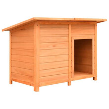 Nicho para cães em madeira de pinho e abeto sólido 120 x 77 x 86 cm 02_0001540