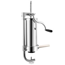 Riempitore di salsicce - HELLOSHOP26 - 3 kg - Inox - 4 beccucci (15/19/22/25 mm) - Pinza di fissaggio