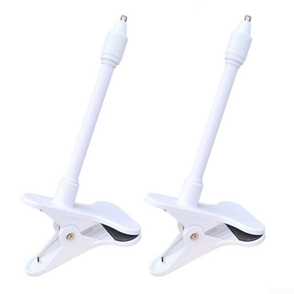 2 Pack Baby Monitor Mount With Flexible Clamp And Nodrill Installation For Hellobaby Crib White