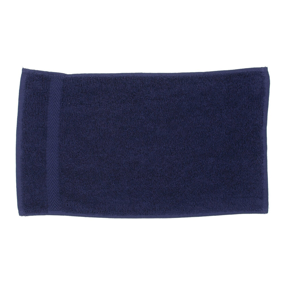 Towel City (One Size, Navy) Luxury Guest Towel