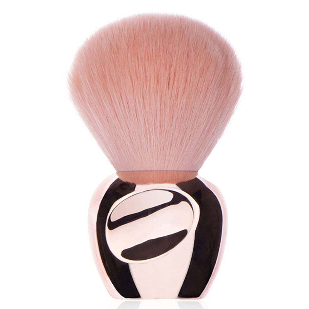 Nail Dust Brush with Ultra Soft Bristles and Ergonomic Grip for Acrylic Nails, Rose Gold Finish
