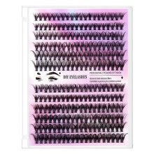 Self Adhesive Eyelashes Glue Lash Clusters Reusable Natural Look Eyelash Extension Kit