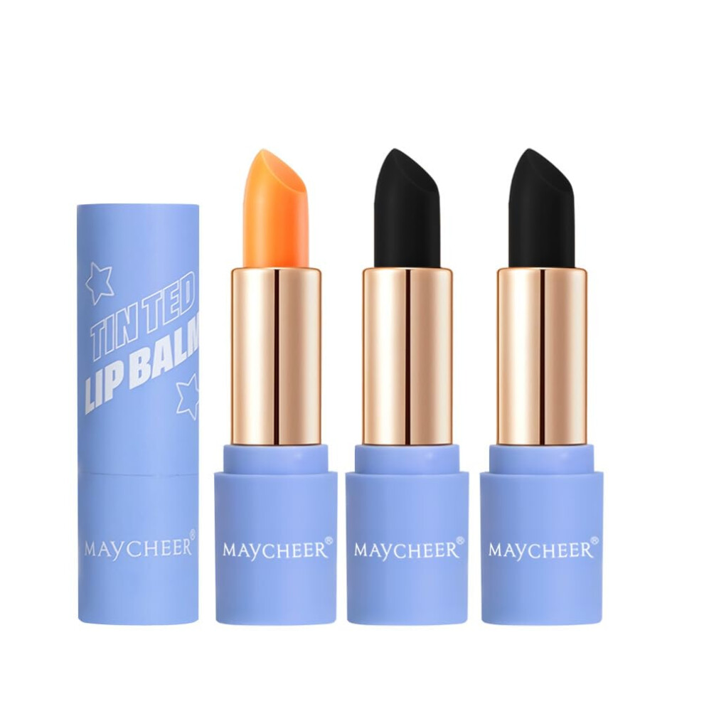 Moisturizing Long Lasting Lipstick 01#CAROTENE with Vivid Color and Hydration for Dry Lips