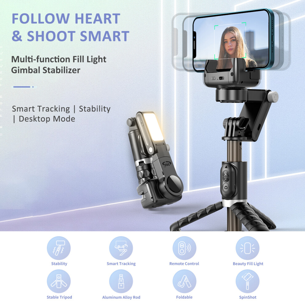 Q18 700Mm Gimbal Stabilizer, 500Mah/400Mah, Black 4941393733068