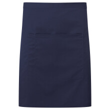 (One Size, Navy) Premier Colours Front Pocket Waist Apron