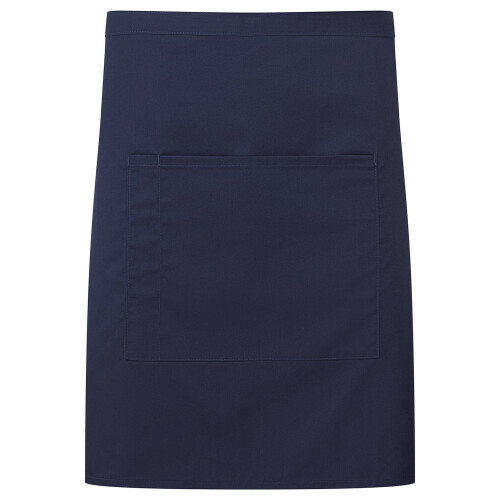 Premier (One Size, Navy) Premier Colours Front Pocket Waist Apron