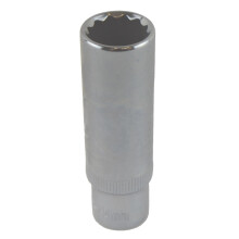 14mm Double Deep Metric Socket 3/8' Drive 12 Point Chrome Vanadium Steel for Precision Fit