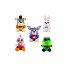 (5 kpl/setti) Five Nights at Freddy FNAF -kauhupelin pehmonukke
