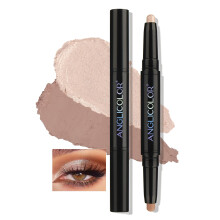 Cream Eyeshadow Stick Dual Color Pearlescent Matte Waterproof Long Lasting Pigmented