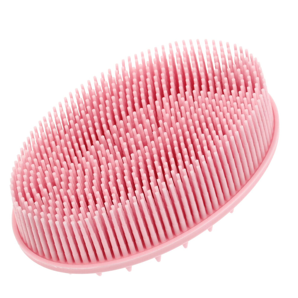 DoubleSided Silicone Bath Brush with Gentle Scalp Massage for Shower and Sensitive Skin