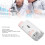 Microscopio portatile in miniatura, ABS, 2 batterie AAA 4