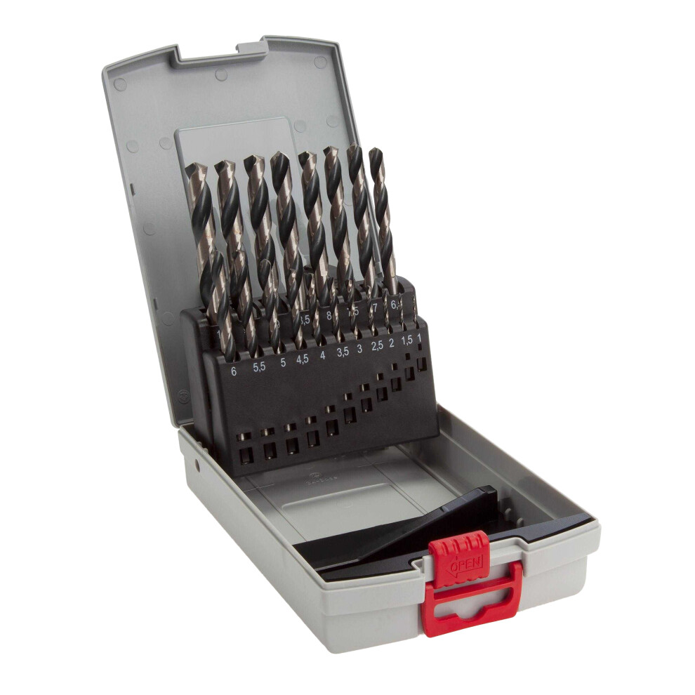 B&Q - Twist Hss Drill Bit Set (Pack Of 19) Silver (One Size) - Image 2