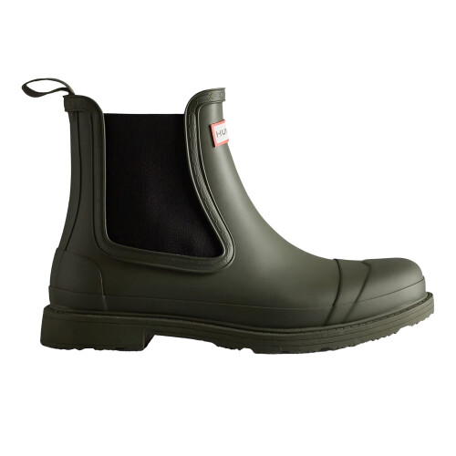 Hunter (9 UK, Dark Olive) Hunter Mens Commando Chelsea Boots 2