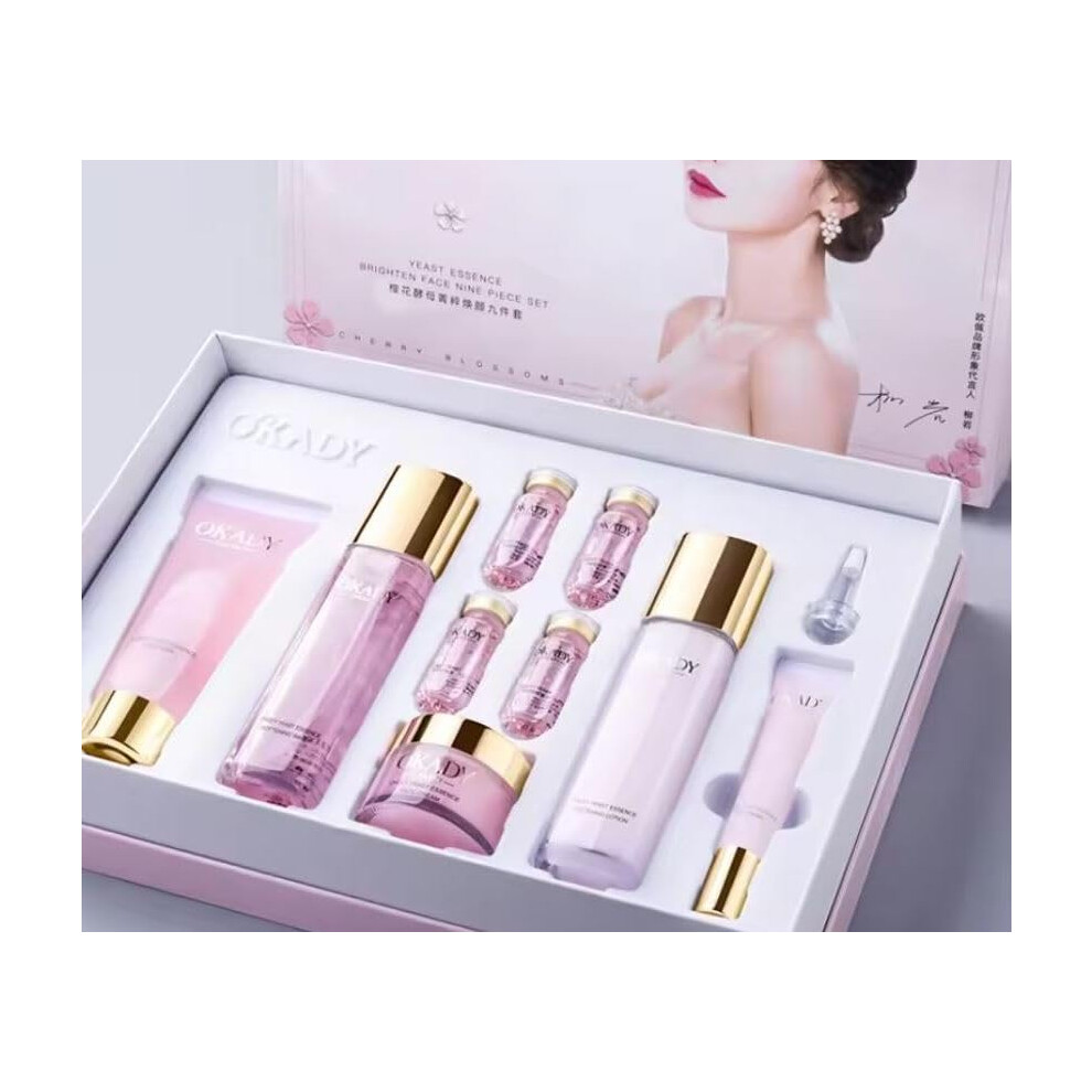Cherry Blossom Skin Care Set with Vitamin E â Deep Hydration and Skin Softening for All Skin Types