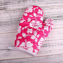 (floret) Heat Resistant Cotton Baking Gloves Non-Slip Oven Mitts
