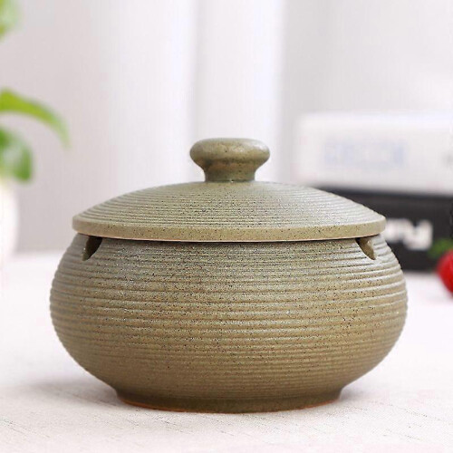 (Antique Green 6) Ceramics Storage Case For Storage Use