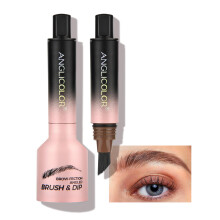 Eyebrow Gel Pencil with Square Angled Brush, Waterproof Natural Hairlike Strokes, A#03