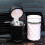 (White) 1pcs Car Ashtray Cup Holder 2