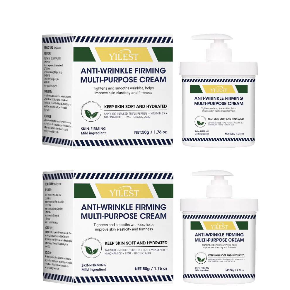 Cream Anti Aging Face Serum And Firming Body Set, Deep Hydration, Antiwrinkle, Overnight Skin