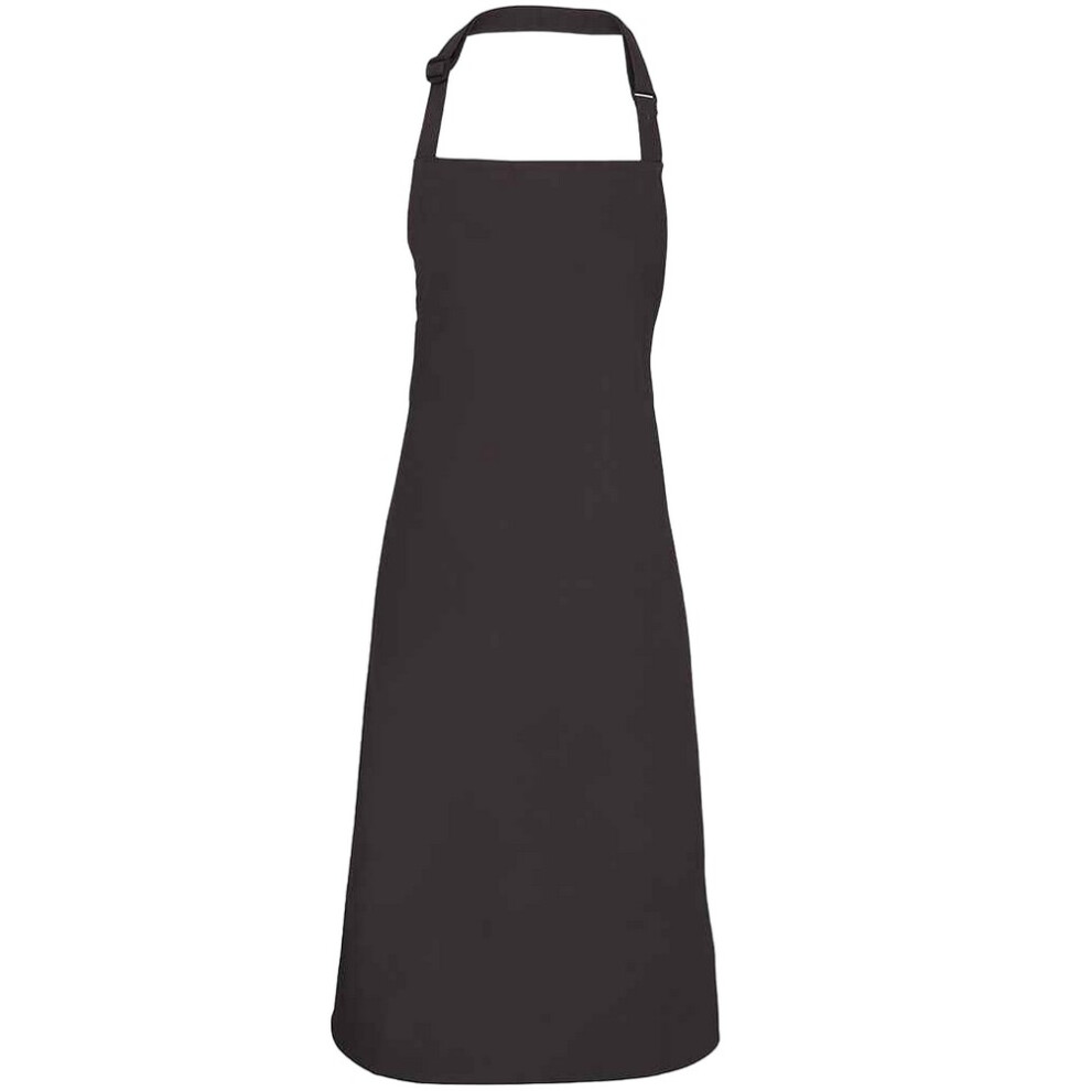 Premier Unisex Adult Colours Full Apron - Charcoal - Image 2