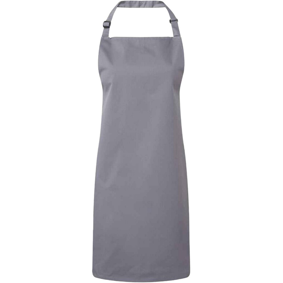  - Premier Unisex Adult Colours Full Apron Steel (One Size) - Image 4