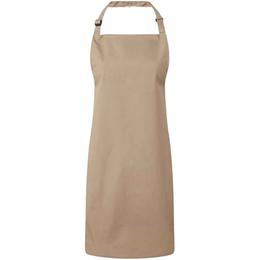 Rackhams Unisex Adult Colours Full Apron - Khaki - One Size - Khaki - Image 3