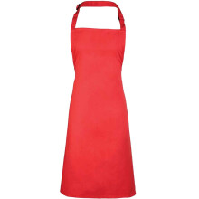 (One Size, Strawberry Red) Premier Unisex Adult Colours Full Apron