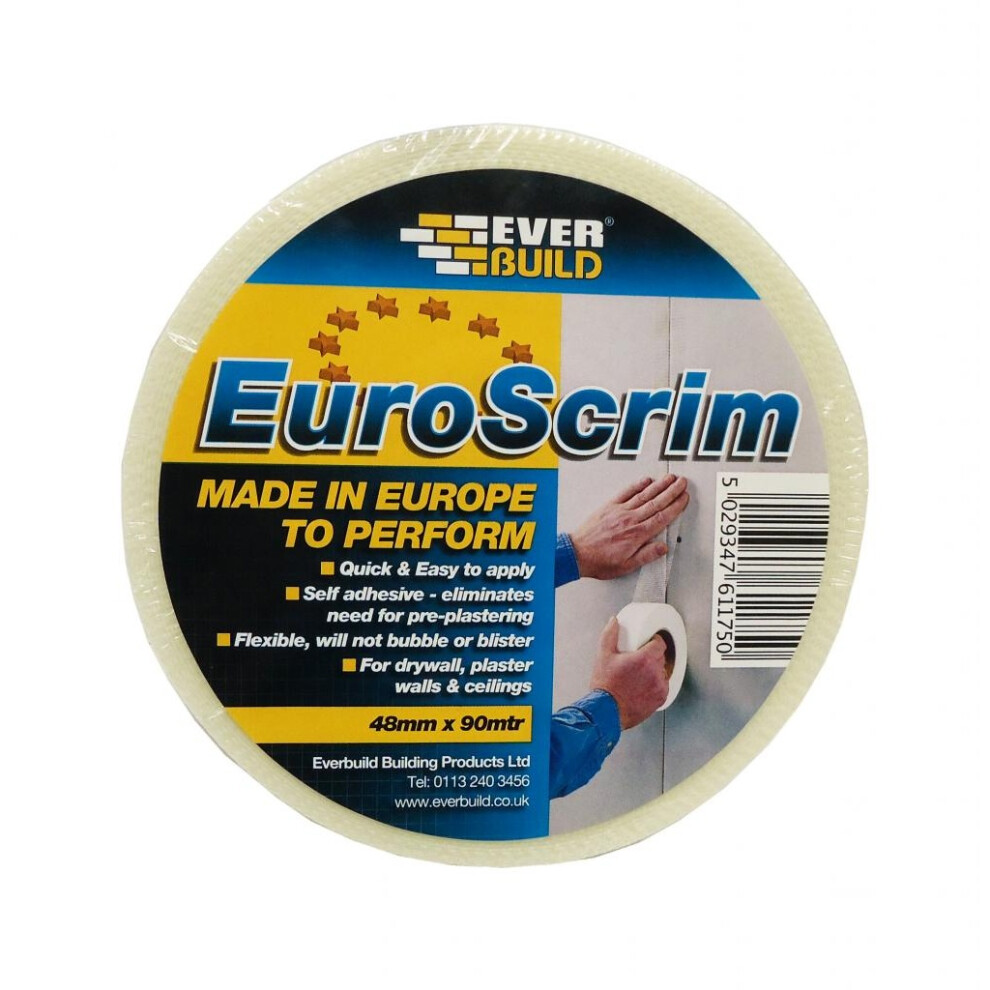 Everbuild Euroscrim Plasterboard Joining Tape 5059444077364