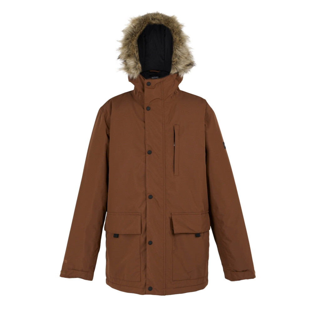Regatta Mens Salinger Iv Waterproof Jacket Brown