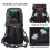 65L Lightweight Water-Resistant Backpack for 5