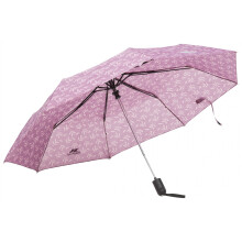 (One Size, Mauve Plant Print) Trespass Maggiemay Automatic Umbrella