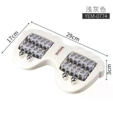 (Grey)Foot Massager Roller Feet Acupressure Point Massage Plantar Fasciitis Pain Relief Relax Roller Trigger Point Reflexology Tool