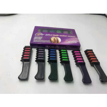 (6pcs hair chalk) 6/10pc Hair Dye Combs Mascara Design Crayons For Hair Coloring Chalk Temporary Dye Pencil Mini Disposable Hair Coloring Products