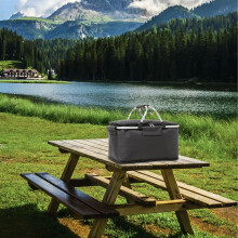 Portable Cooler Picnic Basket Bag
