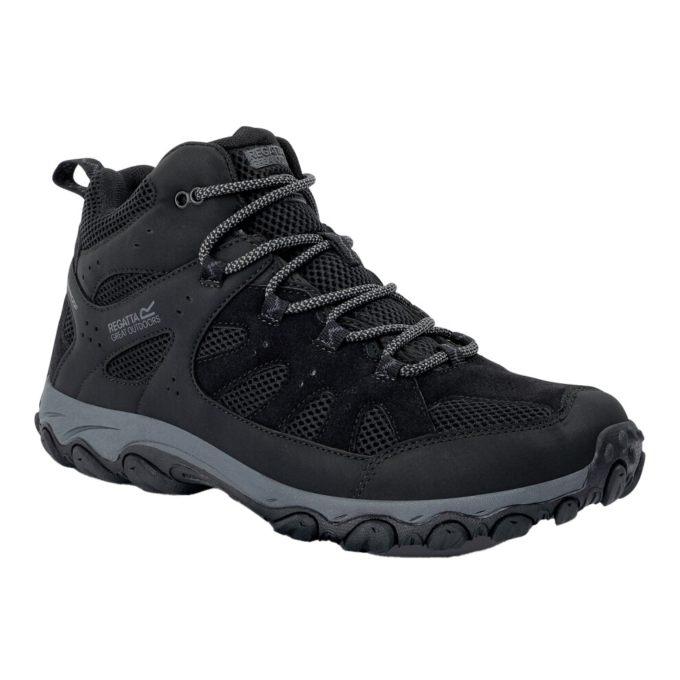 Regatta (9.5 Uk, Black/Granite) Mens Edgepoint Iv Walking Boots