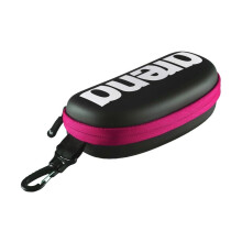 (One Size, Black/White/Fuchsia) Arena Swimming Goggles Case