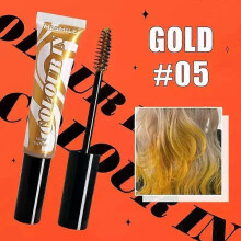 (05 GOLD) One-off Temporary Hair Coloring Disposable Hair Coloured Chalk Wax for Hair Cover Fashion Design Washable Non-toxic Beauty Tools