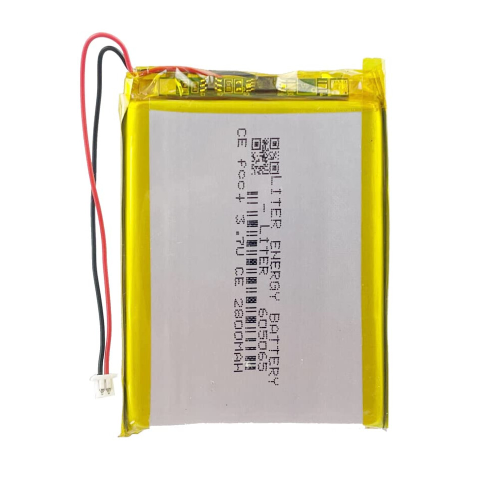 Rechargeable 3.7V 2800Mah Lipo Battery With Connector Compatible With Jst, Longlasting Lithium Polymer Pack 9455672088206