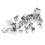Number Pattern Stainless Steel Moulds 26pk 1