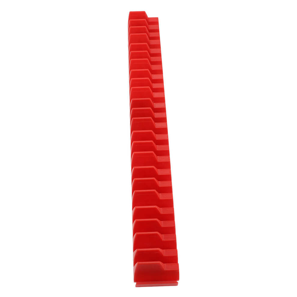 Plastic Wrench Organizer Storage Case, Holds 20 Wrenches, Red 3541383578863