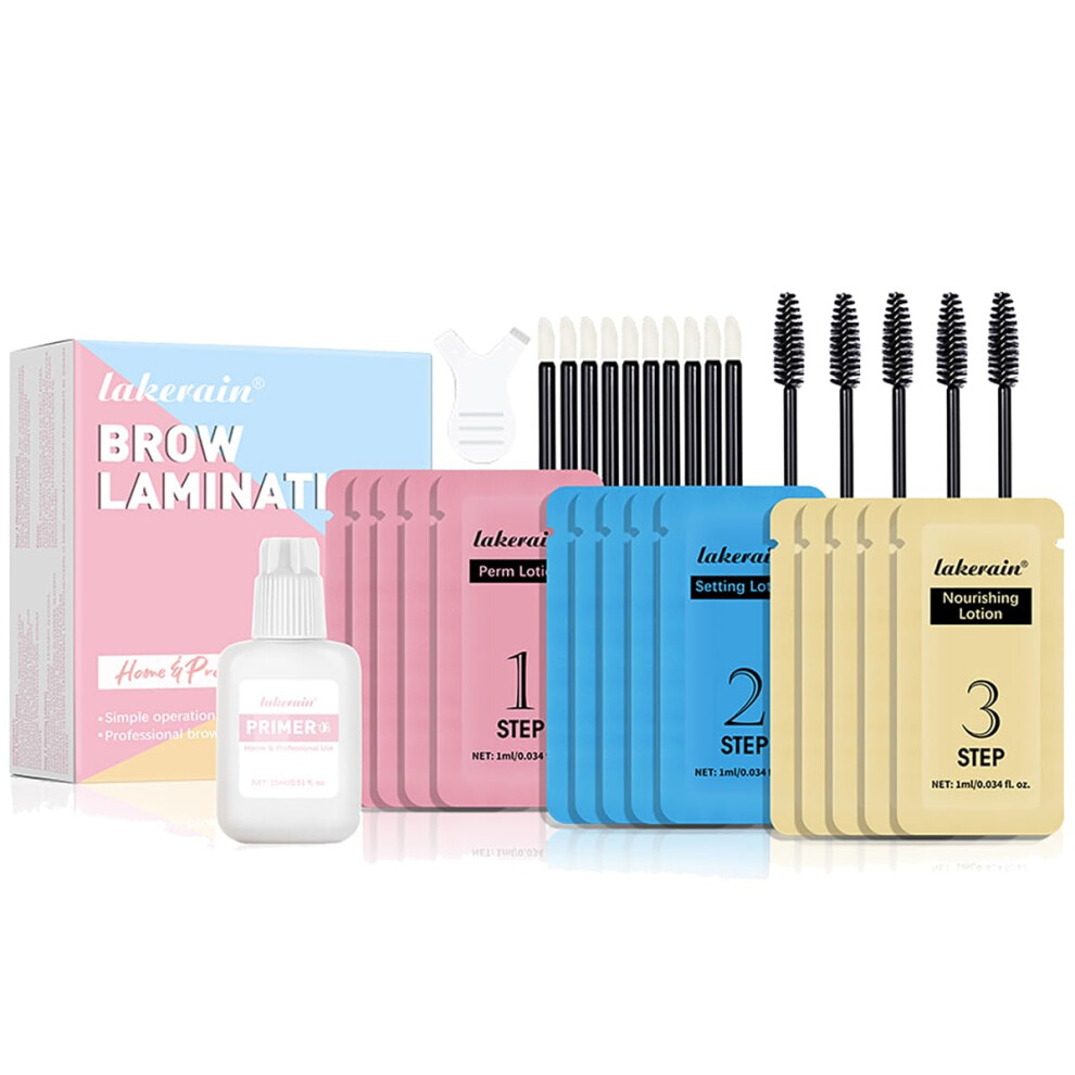 Brow Lamination Kit with Professional Tools for Fuller Thicker Brows and Long Lasting Eyebrow Lift