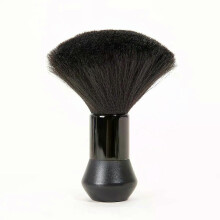 (Black B) Hairdressing Soft Brush Black Hairdressing Sweeping Neck Hair Cleaning Duster Hair Cutting Brush Barbershop Hair Cut Brush Tools