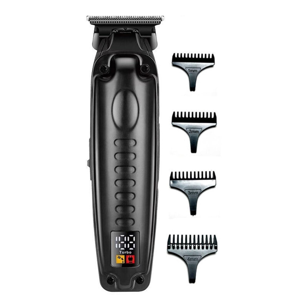 Professional Cordless Hair Clipper and Beard Trimmer with Titanium Precision Blades, USB Fast Charging, 200min Use