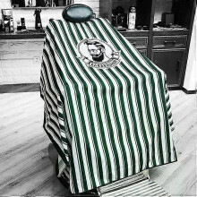 (Green apron) Antistatic Hairdresser Apron Hair Cut Cape Hairdress Gown Cape Hair Salon Barber Cutting Dye Apron Salon Styling Cloth