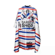 (Red Blue Inkjet) Antistatic Hairdresser Apron Hair Cut Cape Hairdress Gown Cape Hair Salon Barber Cutting Dye Apron Salon Styling Cloth