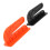 2PCS Wall Mounted Rag Cutter Black & Orange, Fast Cloth Cutting Tool 9