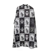 (Small Swivel Chair) Antistatic Hairdresser Apron Hair Cut Cape Hairdress Gown Cape Hair Salon Barber Cutting Dye Apron Salon Styling Cloth