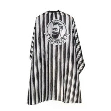 (Black stripes) Antistatic Hairdresser Apron Hair Cut Cape Hairdress Gown Cape Hair Salon Barber Cutting Dye Apron Salon Styling Cloth