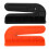 2PCS Wall Mounted Rag Cutter Black & Orange, Fast Cloth Cutting Tool 7